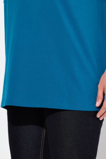 Plus size veliki brojevi Majica A kroj V ovratnik za punije