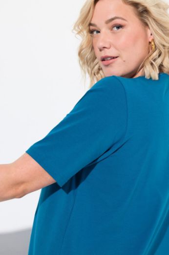 Plus size veliki brojevi Majica A kroj V ovratnik za punije