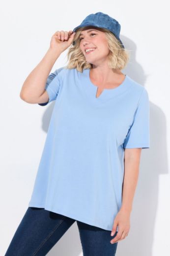 Plus size veliki brojevi Majica A kroj V ovratnik za punije