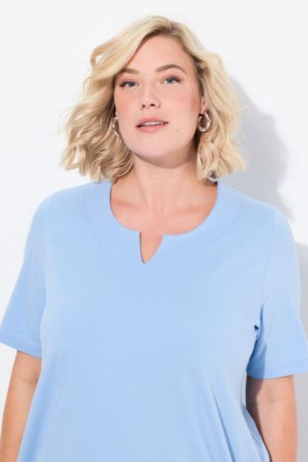 Plus size veliki brojevi Majica A kroj V ovratnik za punije