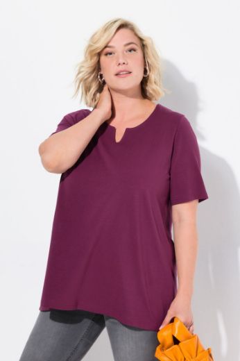 Plus size veliki brojevi Majica A kroj V ovratnik za punije