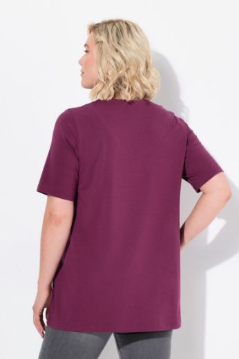 Plus size veliki brojevi Majica A kroj V ovratnik za punije