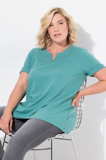 Plus size veliki brojevi Majica A kroj V ovratnik za punije