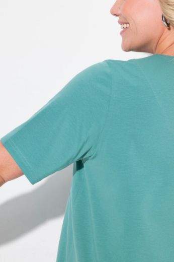 Plus size veliki brojevi Majica A kroj V ovratnik za punije