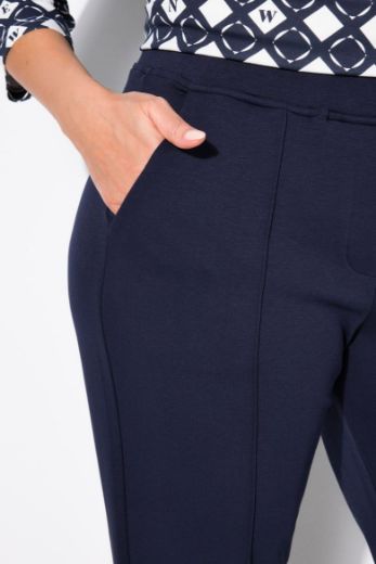 Plus size veliki brojevi Hlače s blago suženim nogavicama za punije