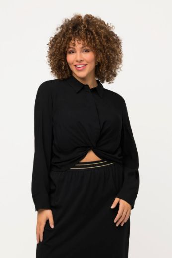 Plus size veliki brojevi Bluza dugih rukava kraćeg kroja za punije