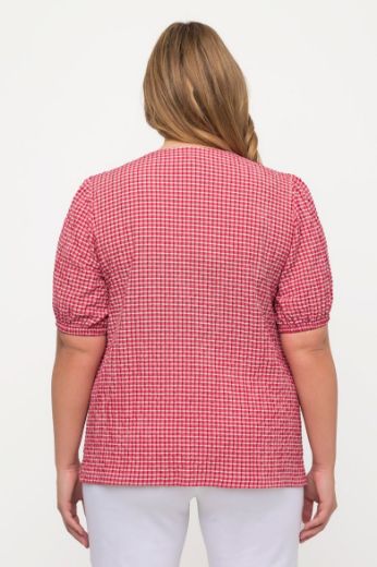 Plus size veliki brojevi Bluza kratkih rukava okruglog ovratnika za punije