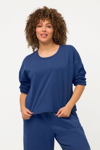 Plus size veliki brojevi Majica 3/4 rukava okruglog ovratnika za punije