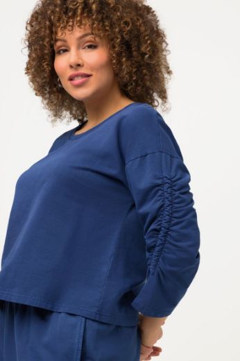 Plus size veliki brojevi Majica 3/4 rukava okruglog ovratnika za punije