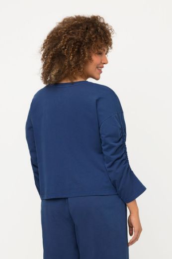 Plus size veliki brojevi Majica 3/4 rukava okruglog ovratnika za punije