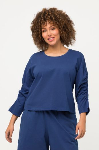 Plus size veliki brojevi Majica 3/4 rukava okruglog ovratnika za punije