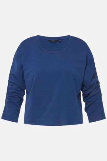 Plus size veliki brojevi Majica 3/4 rukava okruglog ovratnika za punije