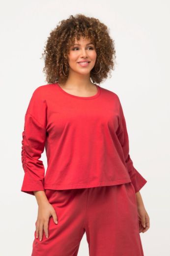 Plus size veliki brojevi Majica 3/4 rukava okruglog ovratnika za punije