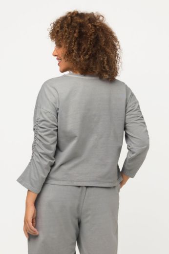 Plus size veliki brojevi Majica 3/4 rukava okruglog ovratnika za punije