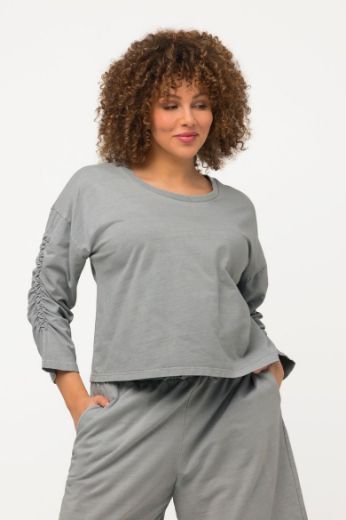 Plus size veliki brojevi Majica 3/4 rukava okruglog ovratnika za punije