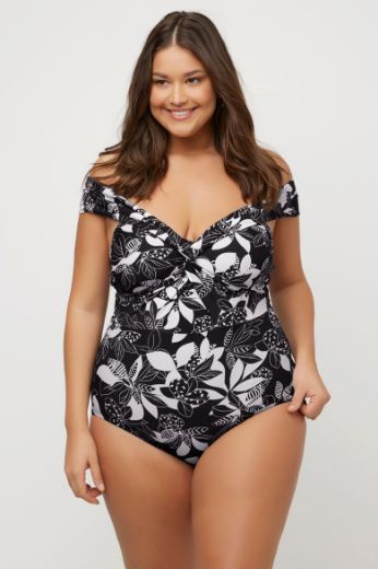 Plus size veliki brojevi Kupaći kostim jednodijelni mekih košarica za punije