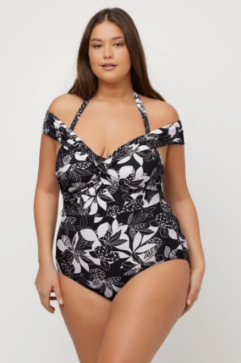 Plus size veliki brojevi Kupaći kostim jednodijelni mekih košarica za punije