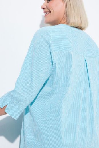 Plus size veliki brojevi Bluza 3/4 rukavi s gumbićima za punije