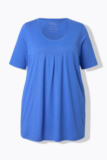 Plus size veliki brojevi Majica s naborima duži model za punije