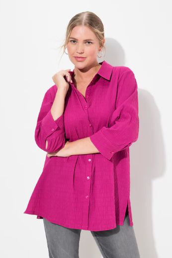 Plus size veliki brojevi Košulja 3/4 rukavi za punije