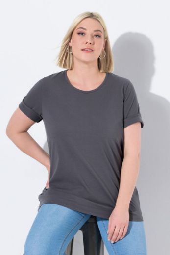 Plus size veliki brojevi Majica A kroj V ovratnik za punije