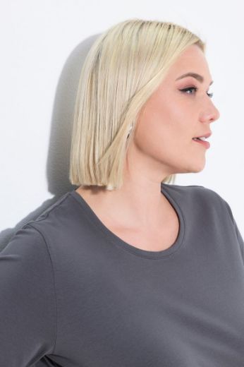Plus size veliki brojevi Majica A kroj V ovratnik za punije