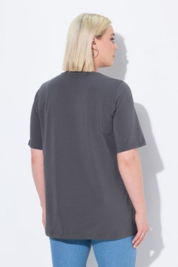Plus size veliki brojevi Majica A kroj V ovratnik za punije