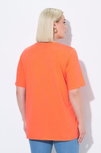 Plus size veliki brojevi Majica A kroj V ovratnik za punije