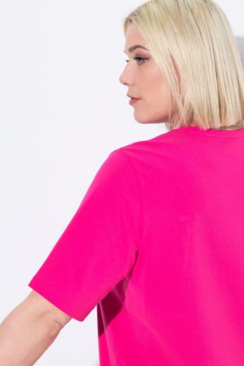 Plus size veliki brojevi Majica A kroj V ovratnik za punije