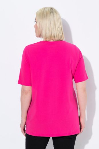 Plus size veliki brojevi Majica A kroj V ovratnik za punije