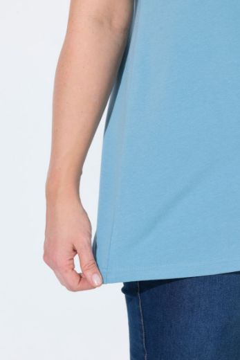 Plus size veliki brojevi Majica A kroj V ovratnik za punije