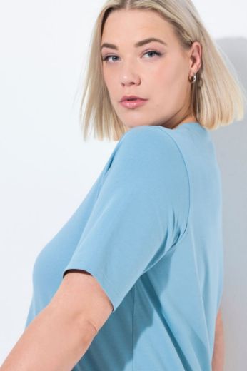 Plus size veliki brojevi Majica A kroj V ovratnik za punije