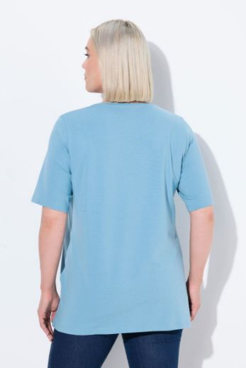 Plus size veliki brojevi Majica A kroj V ovratnik za punije