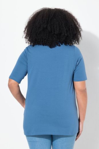 Plus size veliki brojevi Majica A kroj V ovratnik za punije
