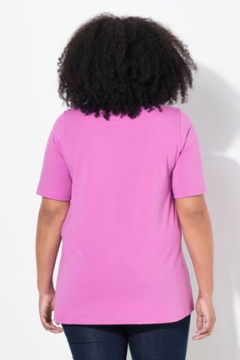 Plus size veliki brojevi Majica A kroj V ovratnik za punije