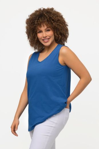 Plus size veliki brojevi Top V ovratnik A kroja za punije