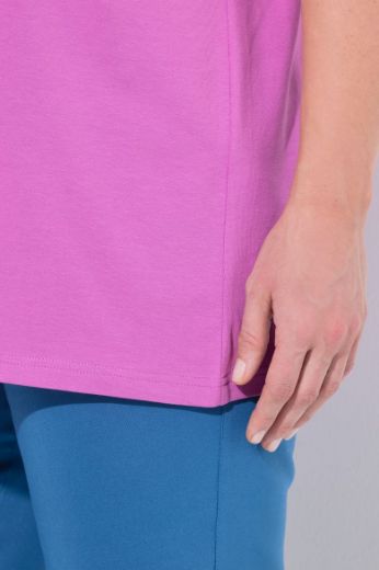 Plus size veliki brojevi Majica V izreza A kroja kratkih rukava za punije