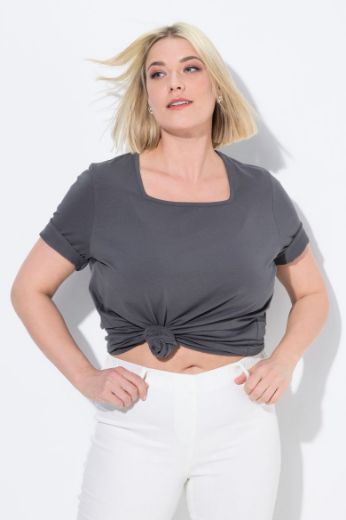 Plus size veliki brojevi Majica kratkih rukava A kroja za punije