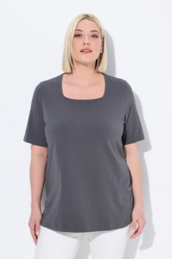 Plus size veliki brojevi Majica kratkih rukava A kroja za punije