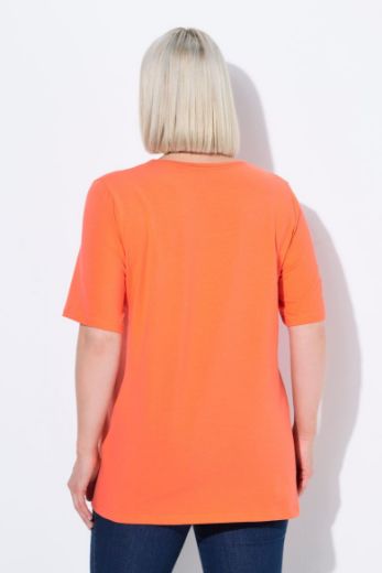Plus size veliki brojevi Majica kratkih rukava A kroja za punije