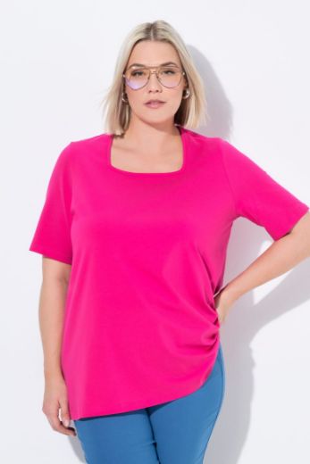 Plus size veliki brojevi Majica kratkih rukava A kroja za punije