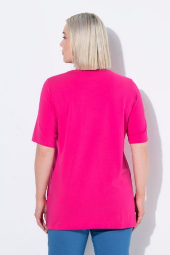 Plus size veliki brojevi Majica kratkih rukava A kroja za punije