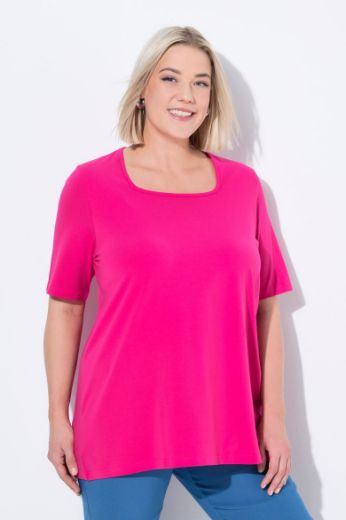Plus size veliki brojevi Majica kratkih rukava A kroja za punije
