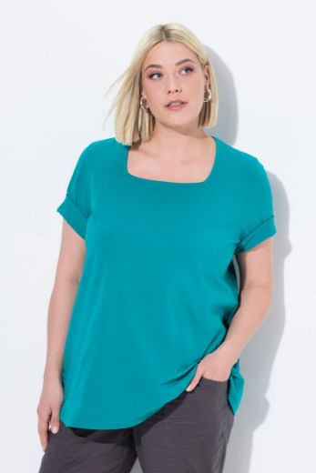 Plus size veliki brojevi Majica kratkih rukava A kroja za punije