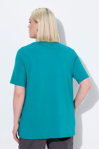 Plus size veliki brojevi Majica kratkih rukava A kroja za punije
