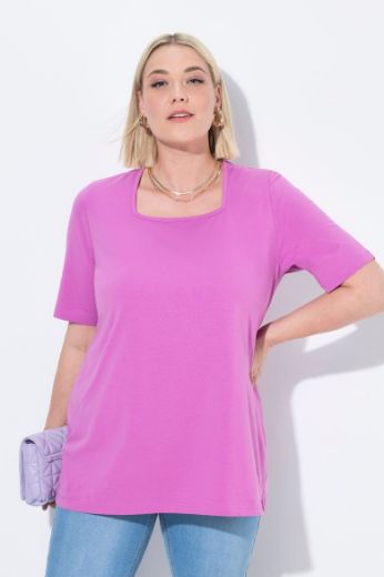 Plus size veliki brojevi Majica kratkih rukava A kroja za punije