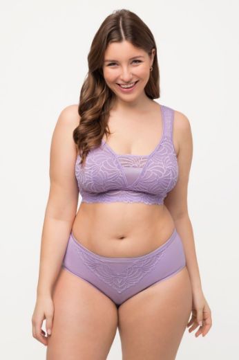 Plus size veliki brojevi Grudnjak sa širim naremenicama s dodatkom čipke za punije