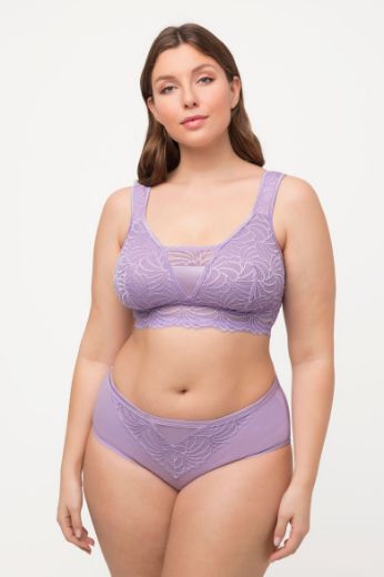 Plus size veliki brojevi Grudnjak sa širim naremenicama s dodatkom čipke za punije