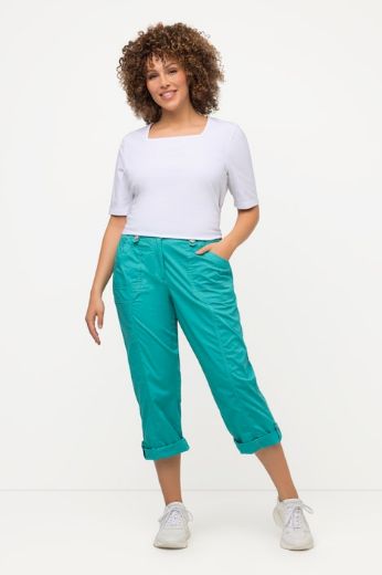 Plus size veliki brojevi Hlače 7/8 Cargo za punije