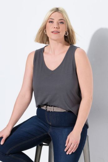 Plus size veliki brojevi Top V ovratnika za punije